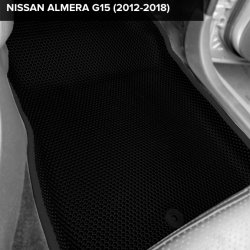 3D коврики EVA с бортами Nissan Almera G15 (2012-2018)