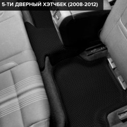 3D коврики EVA с бортами Volkswagen Golf VI хетчбек 5D (2008-2012)
