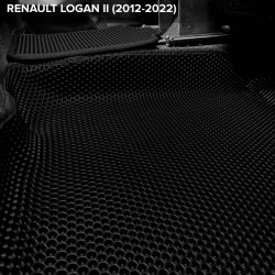 3D коврики EVA с бортами Renault Logan II (2012-2022)