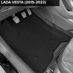 3D коврики EVA с бортами Lada Vesta седан, универсал (2015-2022)