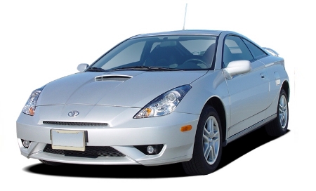 2D коврики EVA в салон и багажник  на Toyota Celica VII T230, правый руль (1999-2006) 