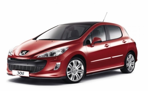 2D коврики EVA в салон и багажник  на Peugeot 308 I 5D хэтчбек (2007-2015)
