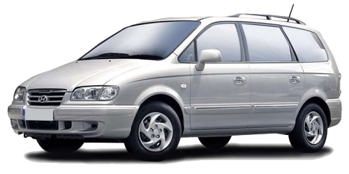 2D коврики EVA в салон и багажник  на Hyundai Traget I рестайлинг (2004-2008)