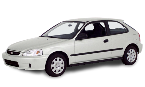 2D коврики EVA в салон  на Honda Civic VI хэтчбек, правый руль (1995-2002)