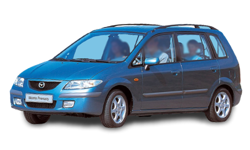 2D коврики EVA в салон  на Mazda Premacy I CP, левый руль (1999-2005)