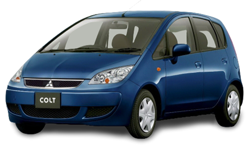 2D коврики EVA в салон и багажник  на Mitsubishi Colt VI Z25 FWD, правый руль (2003-2012)