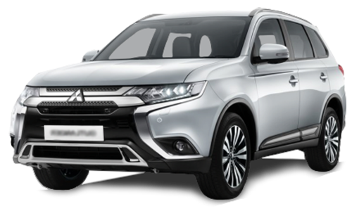 2D коврики EVA в салон и багажник  на Mitsubishi Outlander III рестайлинг 7 мест (2014-н.в.)