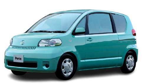 2D коврики EVA в салон и багажник  на Toyota Porte I FWD, правый руль (2004-2012)