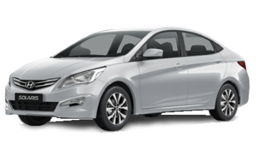 3D коврики EVA с бортами в салон  на Hyundai Solaris I седан, хэтчбек (2010-2017)