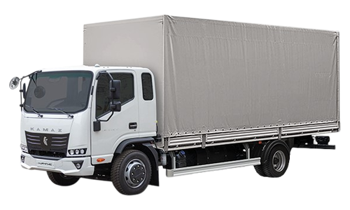 3D коврики EVA с бортами в салон  на КАМАЗ КОМПАС 9 (2022-н.в)