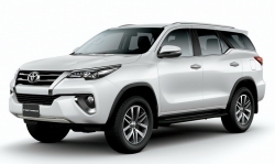 2D коврики EVA в салон и багажник  на Toyota Fortuner II (2015-н.в.)