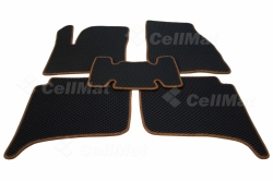 2D коврики EVA в салон и багажник  на Volkswagen Touareg II 4-ёх зонный климат контроль (2010-2018)