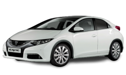 2D коврики EVA в салон  на Honda Civic IX хэтчбек (2011-2015)