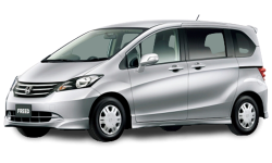 2D коврики EVA в салон и багажник  на Honda Freed I, правый руль, с отдельными креслами 2-го ряда (2008-2016)