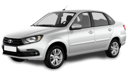 2D коврики EVA в салон и багажник на Lada Granta FL седан (2018-н.в.)