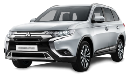2D коврики EVA в салон и багажник  на Mitsubishi Outlander III рестайлинг 7 мест (2014-н.в.)