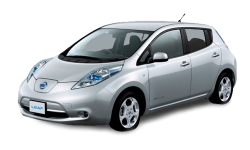 2D коврики EVA в салон и багажник  на Nissan Leaf I, правый руль (2010-2017)