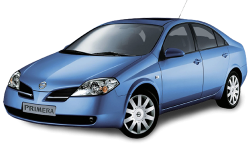 2D коврики EVA в салон и багажник  на Nissan Primera III P12 седан, правый руль (2001-2008)