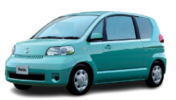 2D коврики EVA в салон и багажник  на Toyota Porte I FWD, правый руль (2004-2012)