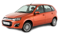 3D коврики EVA с бортами в салон  на Lada Kalina II (2013-2018)