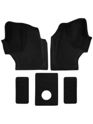 3D коврики EVA с бортами в салон  на ГАЗ Газель NEXT с рычагом КПП на полу